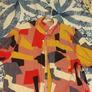 XL Geo Print shirt